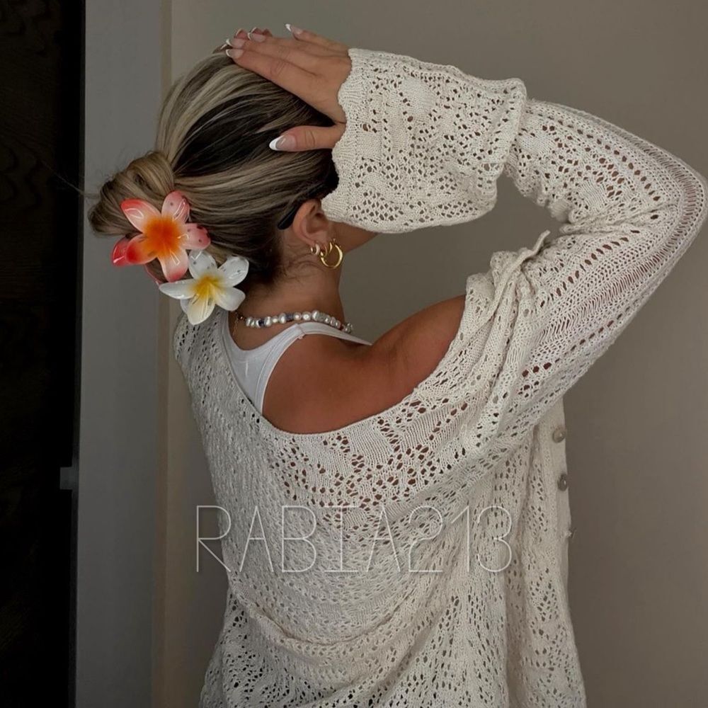 ZARA POINTELLE KNIT JACKET - Picture 9 of 17